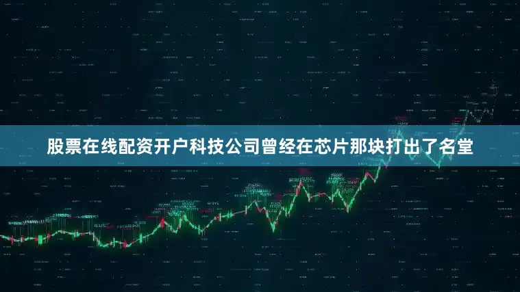股票在线配资开户科技公司曾经在芯片那块打出了名堂